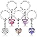 Zhanmai 5 Pack Nurse Gifts Keychains 2025 Nursing Week Appreciation Graduation Gift for Women Thank You Party(Pink, Blue, White, Purple, Mixed Color)
