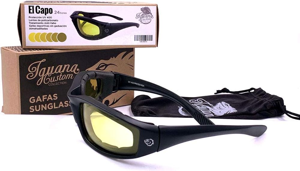 Occhiali Protettivi Per Moto Lenti Gialle Anti-UV/anti