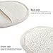 Madholly 4 Packs Exfoliating Loofah Sponge Pads, Natural Luffa Material Loofah Sponge for Men and Women, Perfect for Bath Shower and Spa