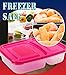 Meal Prep Containers 7 Pack,Bento Lunch Boxes - 2 Compartment Food Storage Container with Lids,Portion Control,Microwave,Dishwasher,Freezer Safe