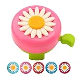 Paliston Kid's Bike Bell, Bicycle Bell for Girls, Bike Horny. Toddler Bike Bells (Pink & Green)