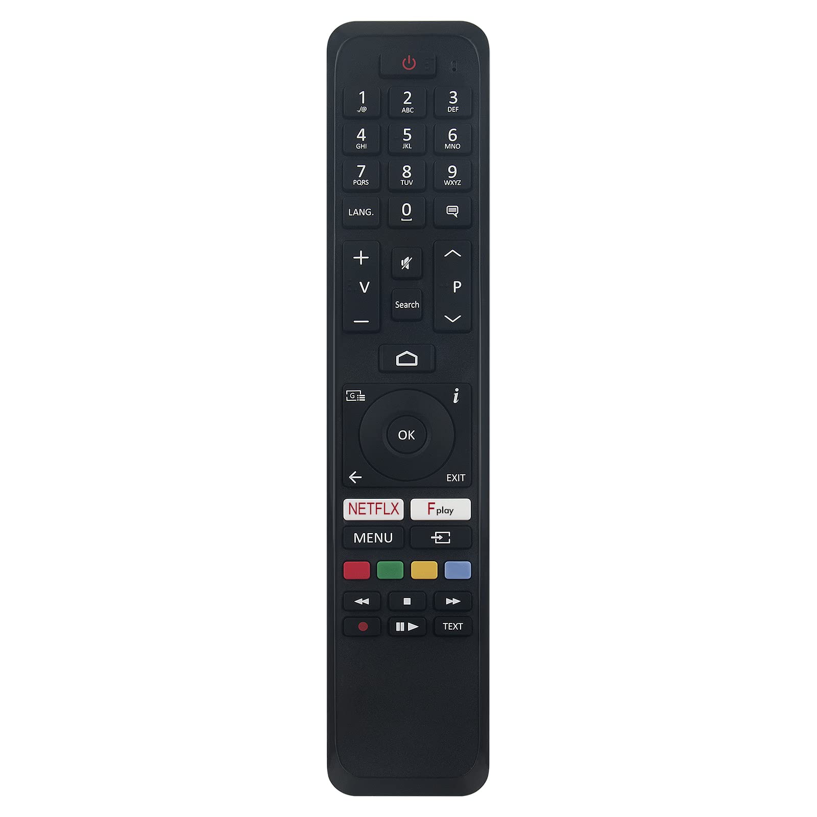 VINABTY Replacement Remote Control fit for Toshiba CT-8555 and Work for Hitachi RC43161 30102696 Smart LCD LED TVs -No Voice Search function