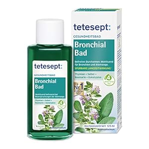tetesept-Bronchial-Bath-Health-Bath-with-4-Natural-Essential-Oils-Soothing-Bath-Additive-for-Bronchia-and-Respiratory-Tract-1-x-125ml tetesept Aroma Care Bubble Bath Feel Heat - with Orange & Ginger - Nourishing Bubble Bath with Essential Oils and Long…