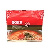 Koka, Instant Noodles, Laksa Singapura Flavour, 90 g (Pack of 5)
