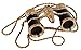 Levenhuk Broadway 325F Opera Glasses (Black Theater Binoculars with LED Light and Chain)