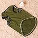 Mikey Store Pet Dog Cat Clothes Cute Panda Puppy Apparel Winter Warm Outwear Coat (Dark Green, XS)