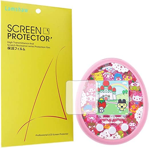 Compatible for Tamagotchi Meets Screen Protector, onetuo Full Coverage PET Clear Film Compatible for Tamagotchi Meets (6 pack)