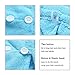 SOFTOWN Microfiber Hair Drying Towel Wrap Super Absorbent for Women with Short Hair (11 x 28 inch, 3 Colours pack)