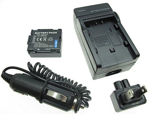 JIOOYEE Battery + Charger For Hitachi DZ-BX35A DZ-BX35E DZ-BX37A DZ-BX37E DZ-GX3100A GX3100 DZ-GX3200A GX3200 DZ-BX35 DZ-BX35A DZ-ACS3 DZ-MV780A DVD Camcorder