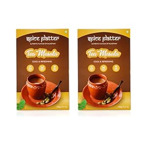 Spice Platter Tea Masala, 100 Grams (Pack of 2, 100g Each)