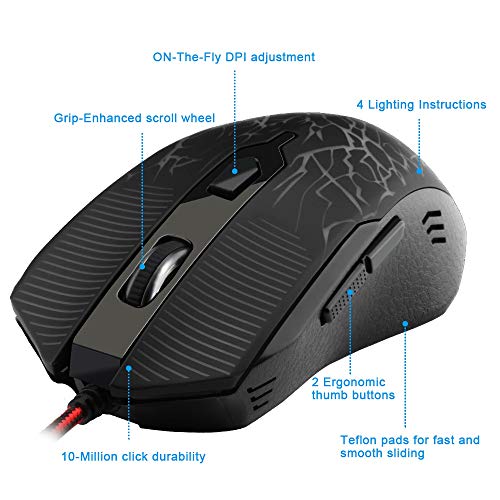 5 Redragon+S107+Keyboard+Mechanical+Computer