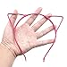 Angelakerry 10/20/50/100pcs 7 Colors Women Girls Kid Wave Point Cat Ear Hairband Metal Fabric Dress Party