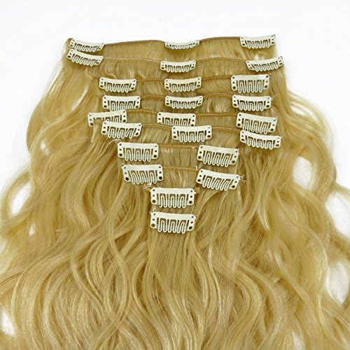 Spicy Hair Clip in Hair Extensions 613 Blonde Color Bodywave 10inch-30inch 120g/1pc Nactual Color (12ich)