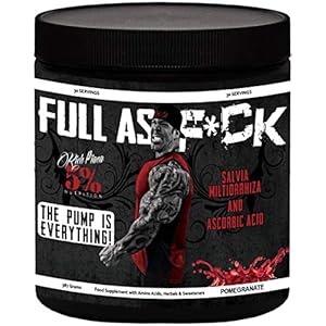 5% Nutrition – Rich Piana Full As F*Ck (30 Serv) Pomegranate, 1 Units