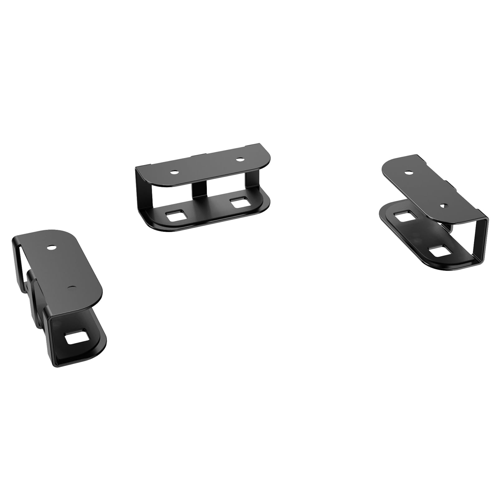 Under Desk Table Laptop Mount Metal Anti-Scratch Silicone Hidden Docking Station Holder Mounting Brackets Shelf for Mac Mini MacBook Keyboard Multimedia Device Tablet 3pcs