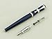 Lanxivi Hero 6117 Fountain Pen Gold Stars Cap Blue Barrel Fine Nib Size with Pen Pouch