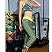 FITIBEST Sport Suits High Impact Sports Bra Yoga Pants Gym Outfits Breathable Exercise Bra and Leggings for Women (L, Green)