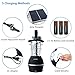 AGPTEK Solar Lantern, 5 Mode Hand Crank Dynamo 36 LED Rechargeable Camping Lantern, Black, Waterproof, LED Light Source, Ideal for Hiking, Emergencies, Hurricane Outages