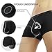 DAVID ARCHY Men's Underwear Micro Modal Dual Pouch Trunks Support Ball Pouch Bulge Enhancing Boxer Briefs for Men 3 or 4 Pack(S,Black/Dark Gray)