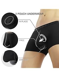 David Archy ropa interior para hombres con separación para testículos de micromodal paquetes de 3 4 unidades