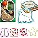 Shopline Sandwich Crust Cutters (Dinosaur)