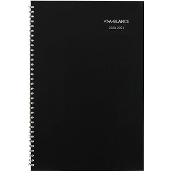 at a glance monthly calendar 2021 Academic Planner 2020 2021 At A Glance Monthly Planner 8 X 12 Large Dayminder Black Ay200 Amazon In Office Products at a glance monthly calendar 2021