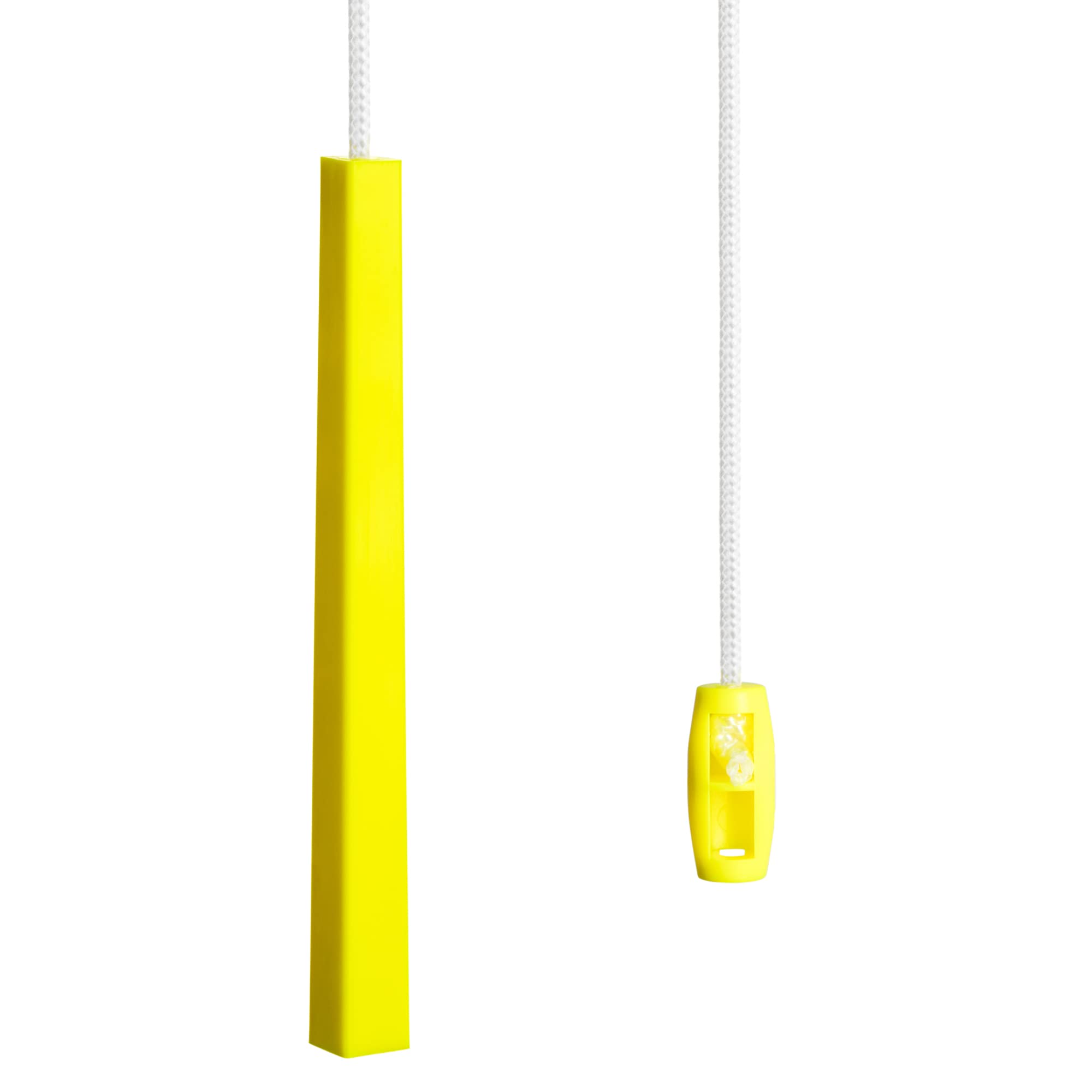 sleeklight Bathroom Light Pull Cord, String and Handle. Subtle Cube and Minimalist Design. Fun and Bright Colour Choice. (Yellow)