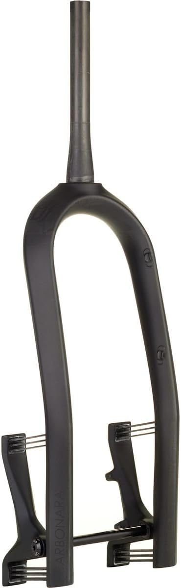 Lauf Carbonara Fat Bike Suspension Fork 60mm Travel Naked Matte Carbon Regular by Lauf