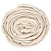 SOLEDI Natural Roving Wool Top Roving Fiber Spin Felt Crafts Needle Felting (Milk White)