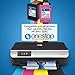 MX Remanufactured High Yield Ink Cartridges for HP 61 & 61XL HP Printers Envy 4500 5530 5534 5535, HP Deskjet 2540 1000 1010 1512 1510 3050, HP Officejet 4630 2620 4635 (Black+Color(Combo))