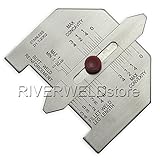 Automatic Weld Size Fillet Weld Butt Weld Welding Gauge Stainless Steel Inch Inspection Gauge