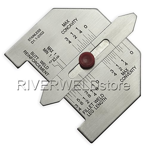 Automatic Weld Size Fillet Weld Butt Weld Welding Gauge Stainless Steel Inch Inspection Gauge