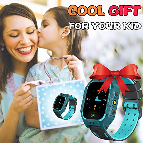 Waterproof Smart Watch for Kids GPS Tracker - Kids Smartwatch with SIM Card Inside for 3-12 Years Old Boys Girls - SOS Call Safety School Mode Games Smart Phone Watch Birthday Gifts Holiday Toy - Thumbnail 7
