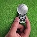 Moonmarx Golf Ball Marker and Putt Aligner with Magnetic Clip (Blue). Patented ball marker made from Stainless Steel. Conforms to USGA standards. 30 Day!