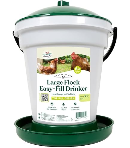 Miller 7 Gallon PPF7 Plastic Poultry Waterer Fount