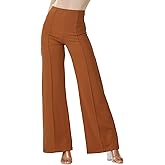 Cemi Ceri Women’s High Waist Wide Leg Dress Pants – Elegant Work Trousers, Office & Casual Wear, Flared Business Slacks