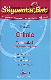 Chimie, terminale S