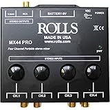 Rolls MX44 Pro 4-Channel Stereo RCA &amp; 1/8" Mixer