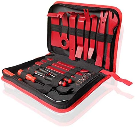 Car disassembly tools, 22 pieces car interior disassembly tools, trim wedges cladding tool for disassembly of car audio/radio, door panel, window, car accessories removal repair tools, interior trim removal, car accessories removal repair tools.