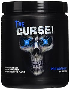 Image of Cobra Labs The Curse Pre-Workout Supplement Blue Raspberry Ice, 50 Servings, 0.55 Pound