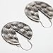 Simple Geometric Drop Earrings Retro Earbob Round Dangles Hoops Women Unique Boho Linear Tribal Jewelry Silver Plated