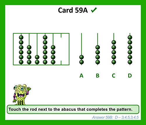 Gifted Testing Flash Cards - Math Concepts for Pre-K - Kindergarten - Educational Toy Practice for CogAT test, OLSAT test, ITBS, NYC Gifted and Talented, WISC, WPPSI