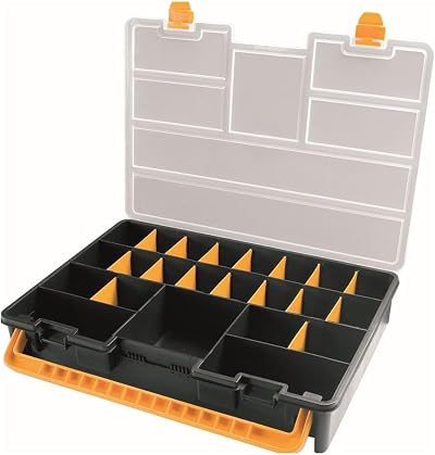 Saturnia Art Plast 3600 Tool Box Plastic Polypropylene Polystyrene Black Yellow