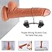 Vibrating Realistic Dildo with 360° Rotation - Adorime 8.3 inch 10 Powerful Vibrations Rechargeable Waterproof Silicone Penis for Women with Suction Cup & Remote Control, Adult Sex Toys for Couples