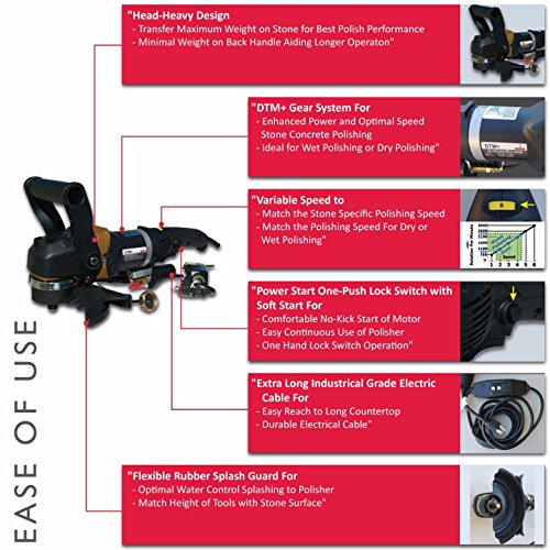Stadea Swp101k Stone Wet Polisher Variable Speed Polisher
