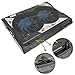 Gaming Laptop Cooler, iKross 2-in-1 Laptop Cooling Pad with 5 Adjustable tilt Level Stand and Dual LED 130mm Fans Suitable for Laptops up to 17.3-inch