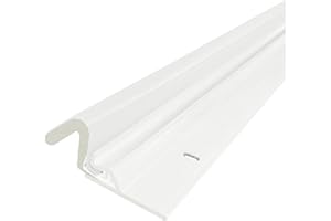 RANDALL MANUFACTURING CO., INC White Aluminum and Q-Lon Vinyl Foam Weatherstrip Door Set for Medium-Large Gap - 3 Piece Set