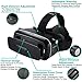 3D VR Headset, Yove 3D Virtual Reality Headset with Adjustable Lens and Strap for iPhone 7 6 6s 5 5s 6splus Samsung S3 Edge Note 4 and 3.5-5.5 inch Smartphone for 3D adult Movies and 3D Games