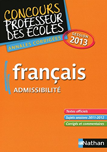 Français, admissibilité