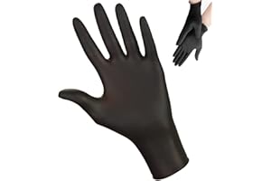 GKYMYZ Nitrile Gloves,Disposable gloves 100 Pcs,Gloves Disposable Latex Free,Multipurpose Working Household Cooking Gloves